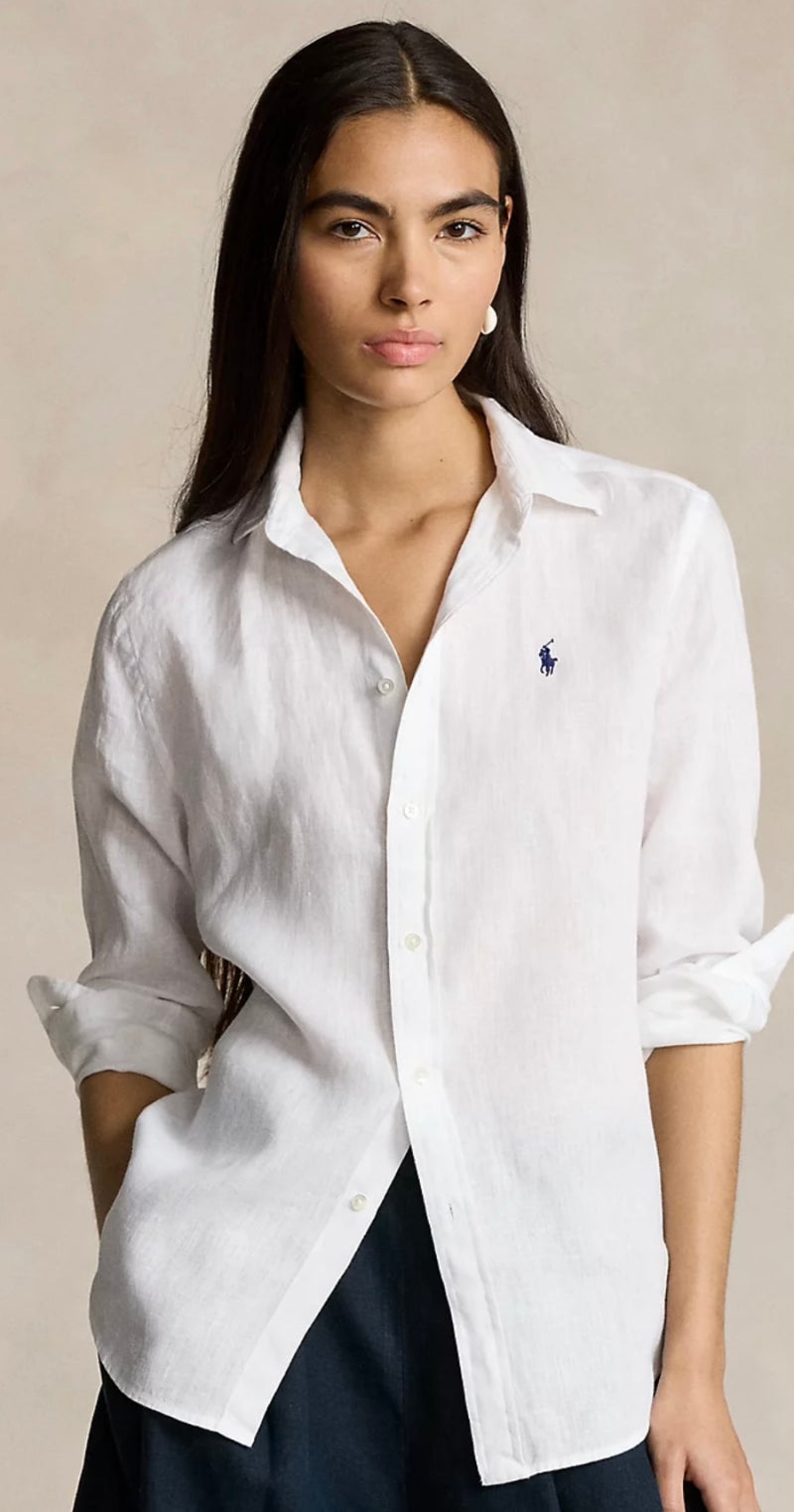 폴로랄프로렌 클래식 여자 린넨 셔츠 리뷰(Classic Fit Linen Shirt)
