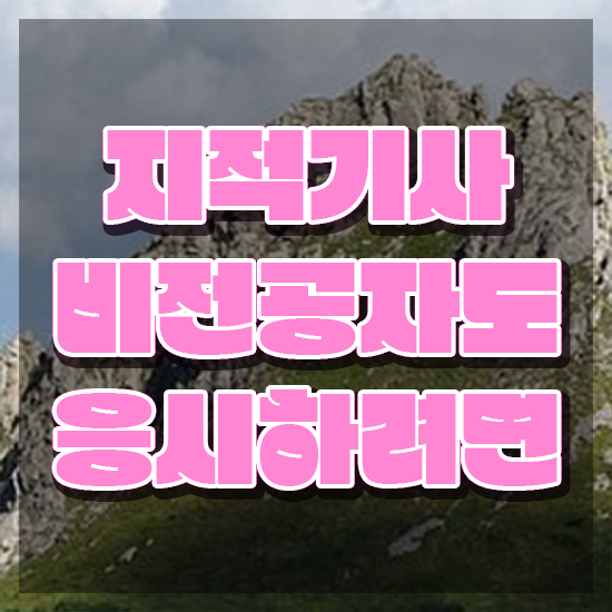  지적기사 지적기사 취득자격 독학으로 5개월 만에 준비한 과정
