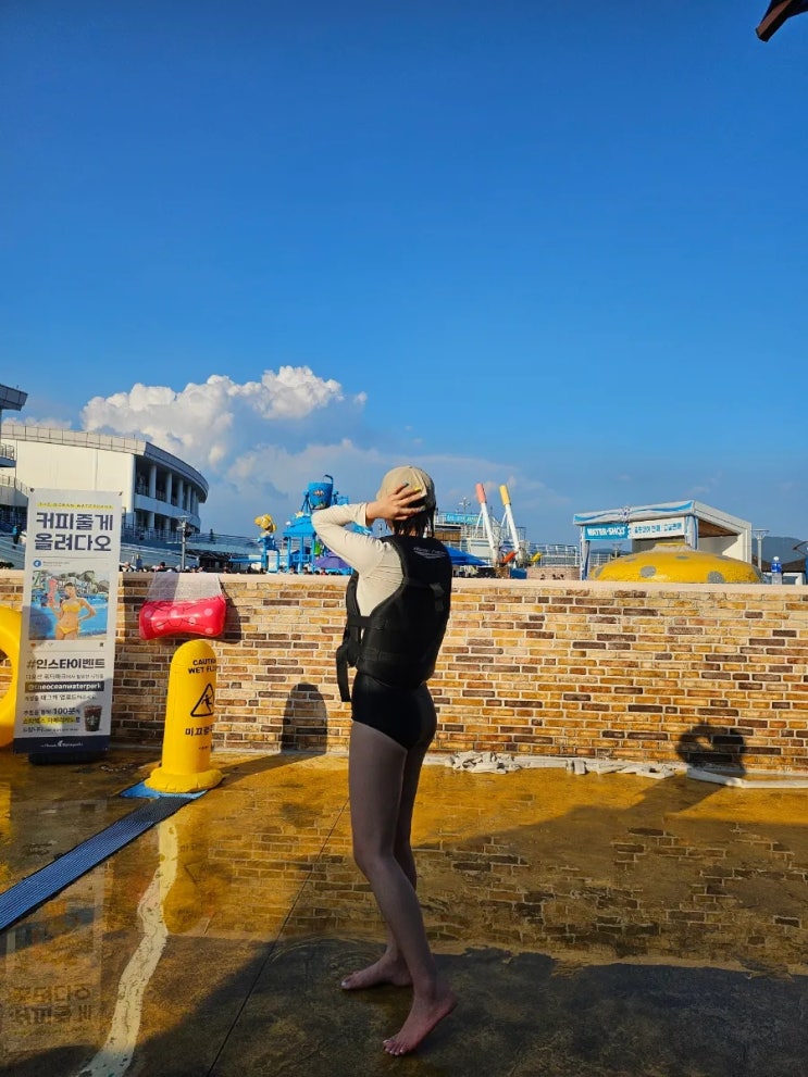  내돈내산 랑끄쿠션// 워터파크 물놀이 사용후기... 무너짐 뭉침 최악