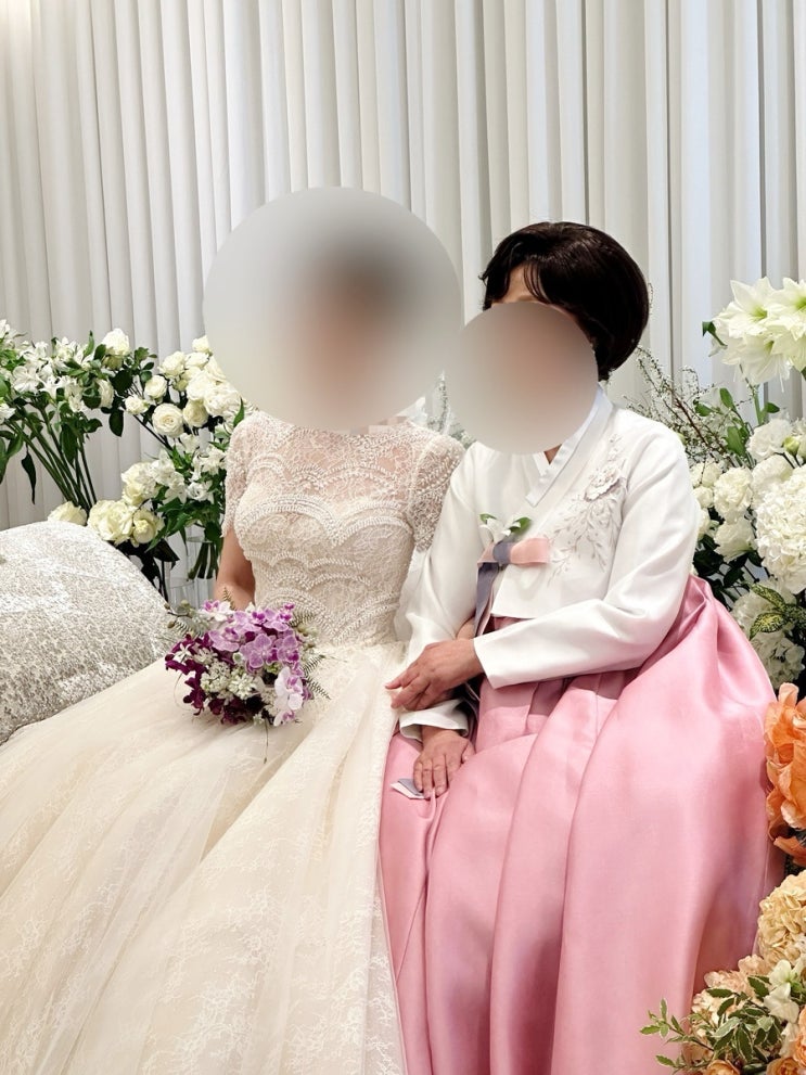  [아나뷰티&벨로나] 혼주메이크업 강추후기 / 개인 가발 활용 / 머리 푼 혼주헤어
