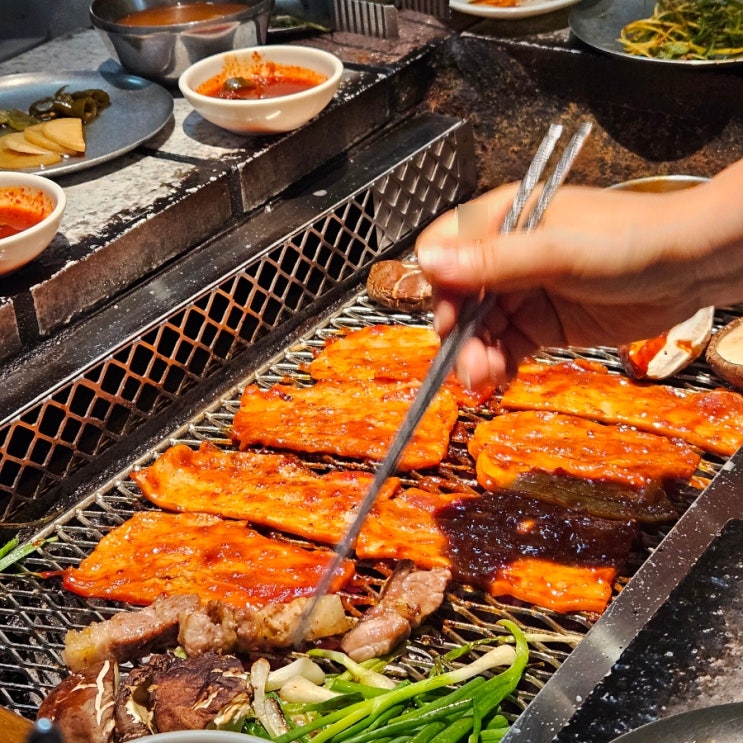  을지로 산청숯불가든 삼겹살 맛집 웨이팅 시간대별 순서 꿀팁 후기