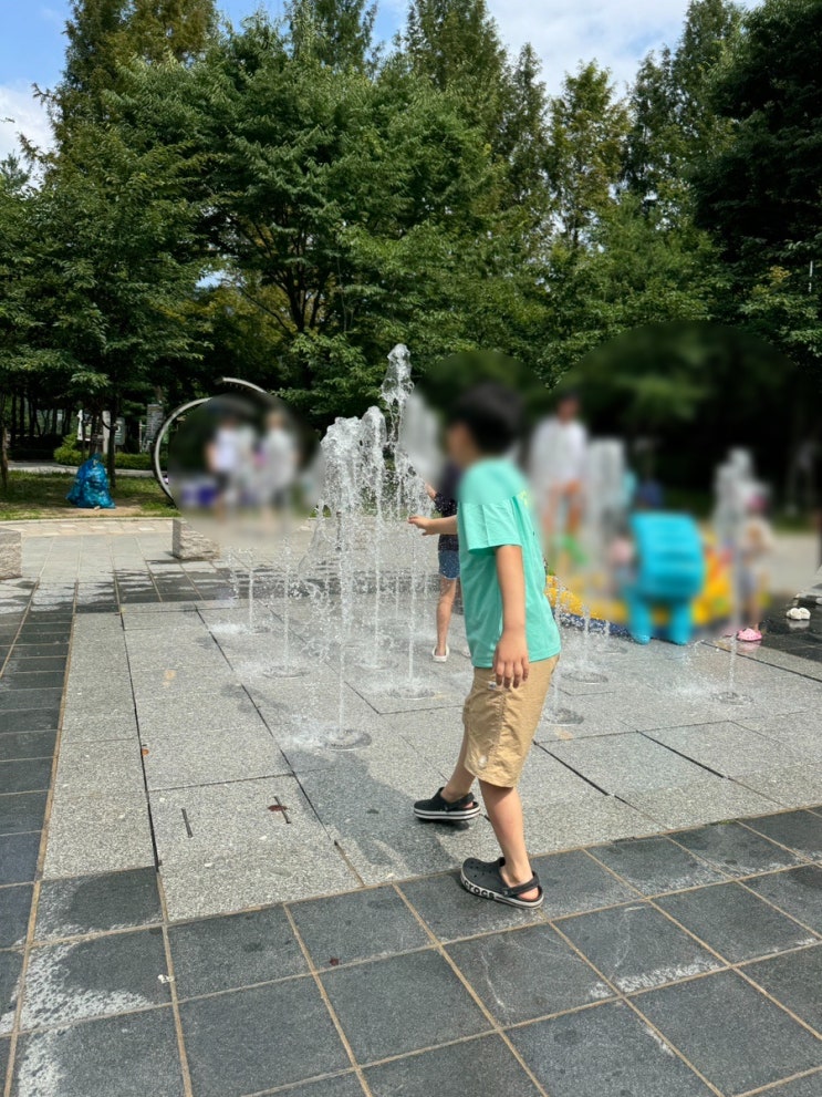  여름에만 방문하는 의정부 호원동 분수 중랑천 어린이 공원!