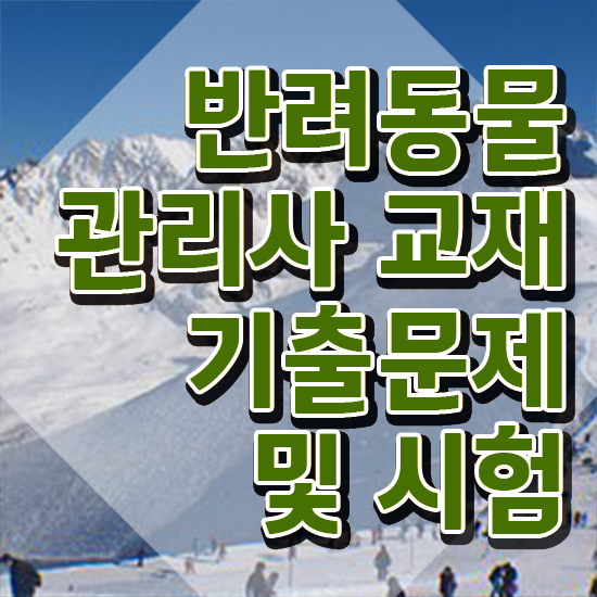  40대 취업 , 반려동물관리사 자격증 준비한 과정 소개