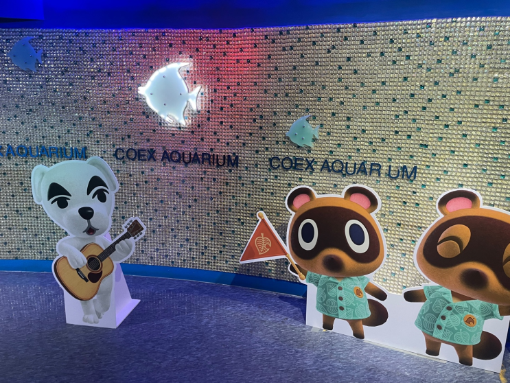  아쿠아리움 다녀왔3 이제는 모동숲을 곁들인