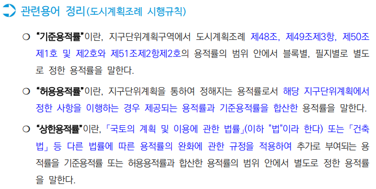  서울시 지구단위계획 수립 운영기준 14_용적율계획