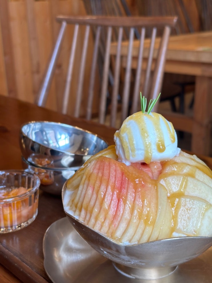  [군포] 송정지구 카페 복숭아빙수맛집 메이식스