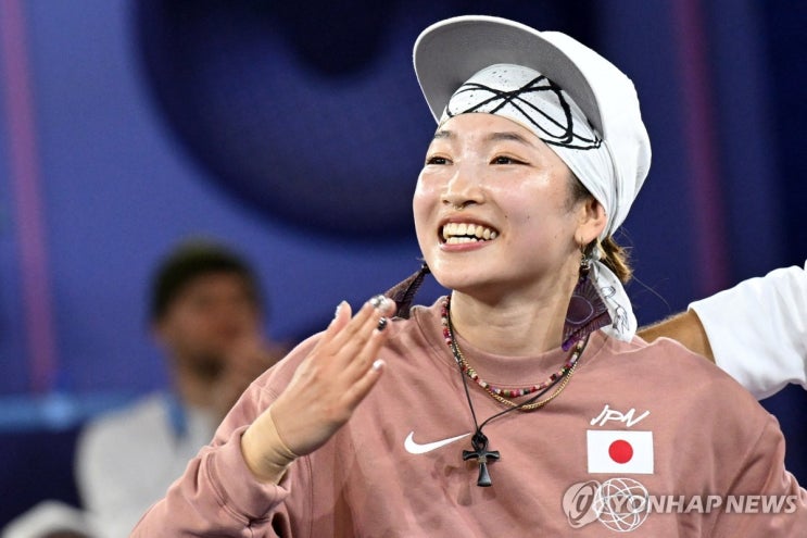 브레이킹 종목 초대 <b>금메달리스트</b> 영예는 일본 <b>아미</b>(종합)