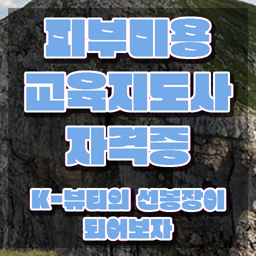  피부미용학원 , 피부미용교육지도사 자격증 온라인으로 취득한 방법 및 구직정보