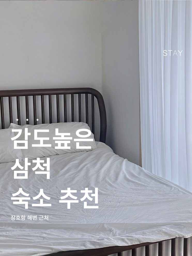  삼척 가성비 숙소 찾는다면? 장호 디오션 펜션 후기!