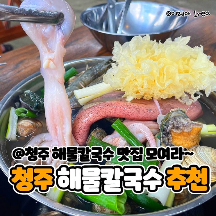  청주 테크노폴리스 맛집 비파해물칼국수 (ft. 청주 칼국수 맛집)