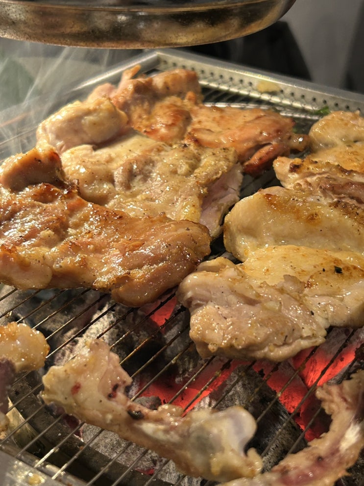  잠실새내역 맛집 숯불 닭갈비 신선계 가격 후기