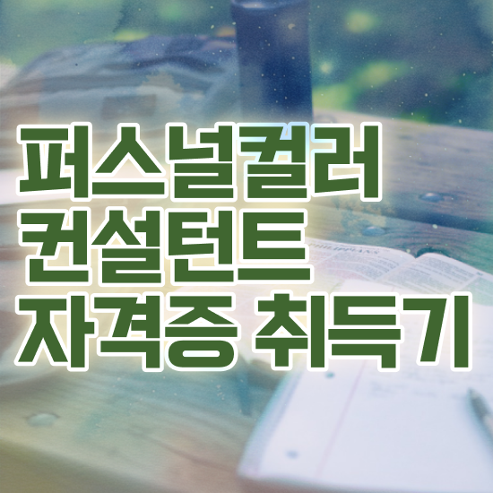  퍼스널컬러자격증 , 퍼스널컬러컨설턴트 20일 만에 취득한 과정