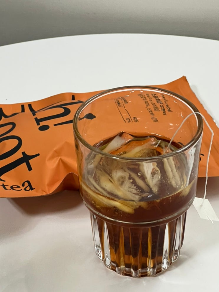  올리브영붓기차 스위치온 오붓티 눈밑지 후 매일 마시는 중