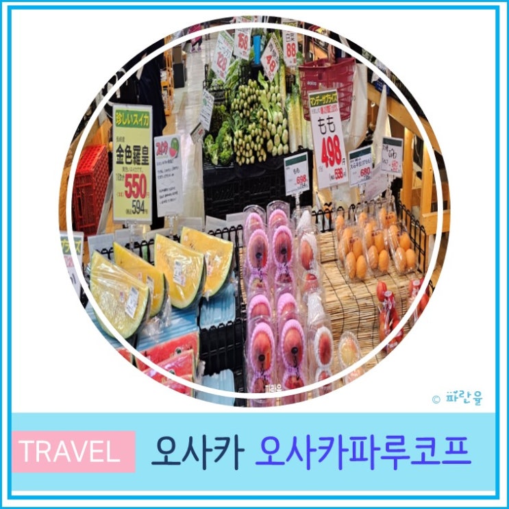  오사카 여행 현지인 가성 마트 쇼핑 추천 오사카파루코프