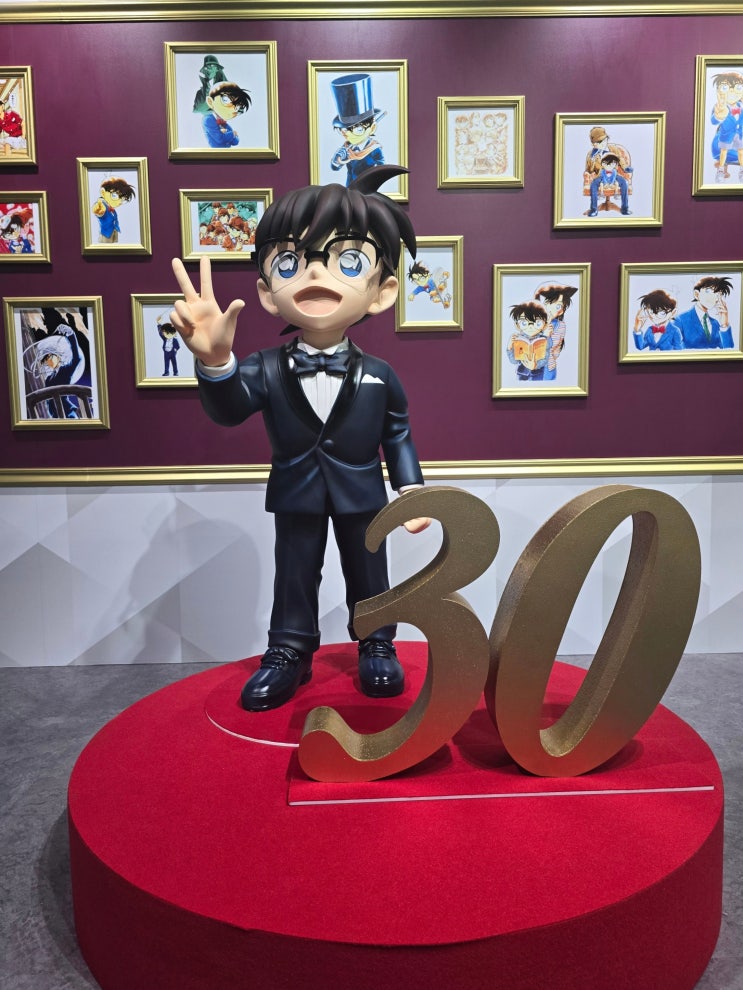 홍대 명탐정 코난 30주년 전시회 후기 8월 9월 서울전시 추천 AK몰 오뮤지엄