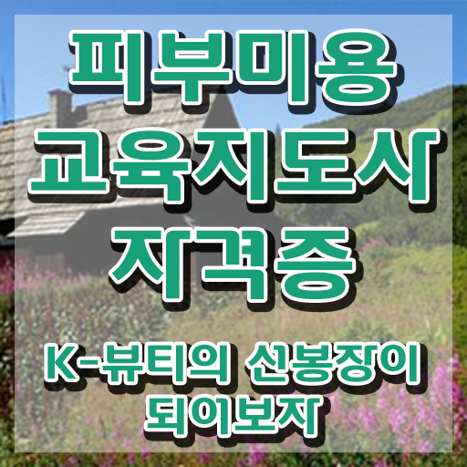  피부자격증 비용 , 피부미용교육지도사 자격증 시험준비 확인하고 가세요