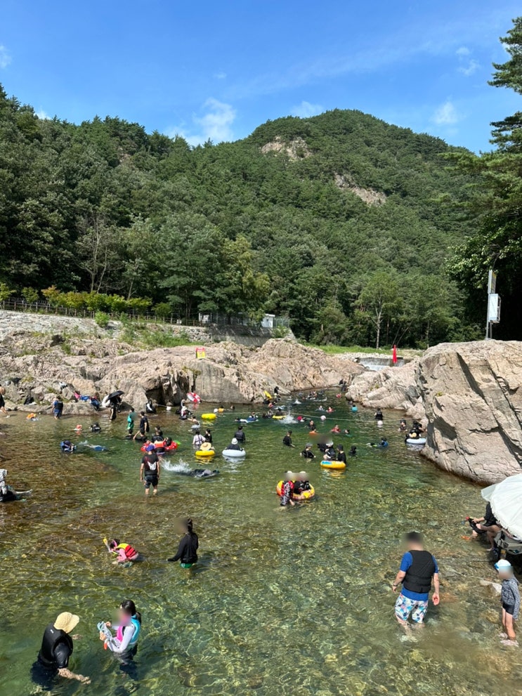강원도 인제 용대리 <b>백담계곡</b> 샤워 주차장 정보