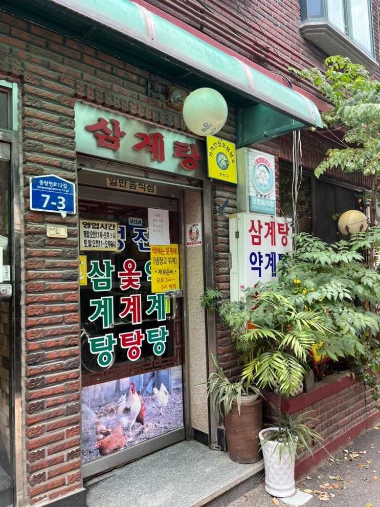  [성진 삼계탕] 중랑구 삼계탕 상봉 백숙 맛집