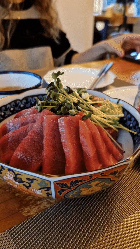  큼직한 후토마끼와 마구로쯔게동 참치덮밥이 맛있는 강릉 현지인 맛집 일식집 후토
