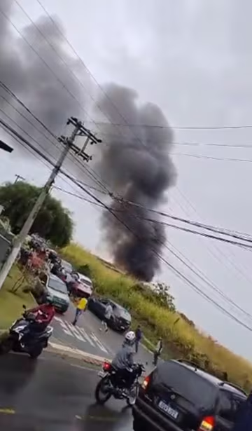 브라질에서 ATR-72 기 주택가에 <b>추락</b>, 62명 전원 사망