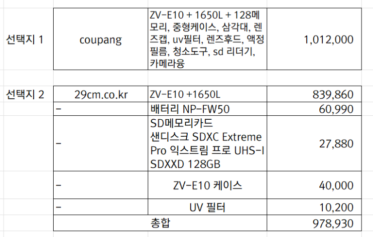  냅다 질러버린 소니 미러리스 SONY ZV-E10 후기