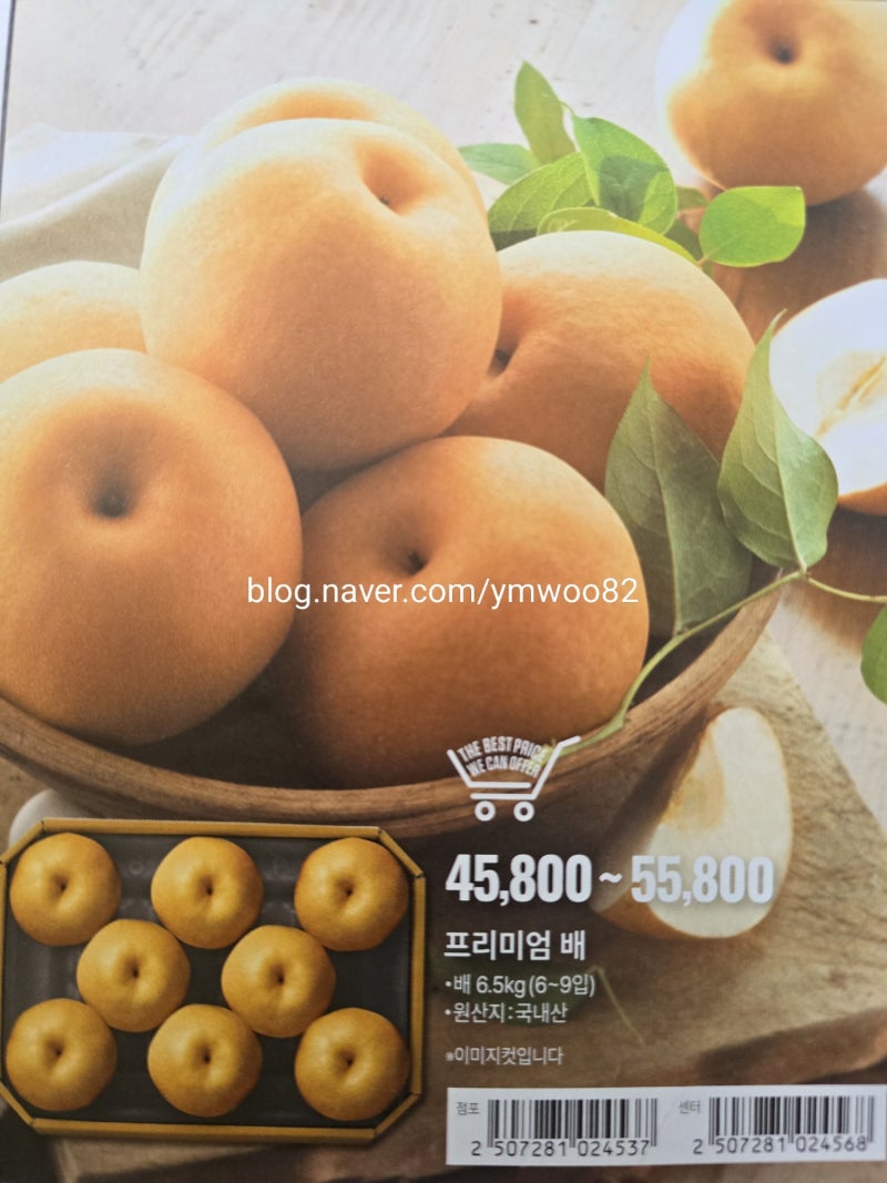 이마트 트레이더스 24년 추석 선물세트(과일, 육포, 김, 견과류, 샴푸)