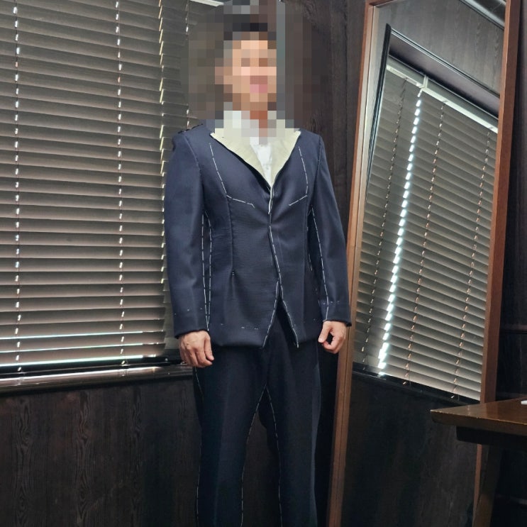  더벨로테일러 신랑 예복 남성 맞춤 정장 1차 가봉