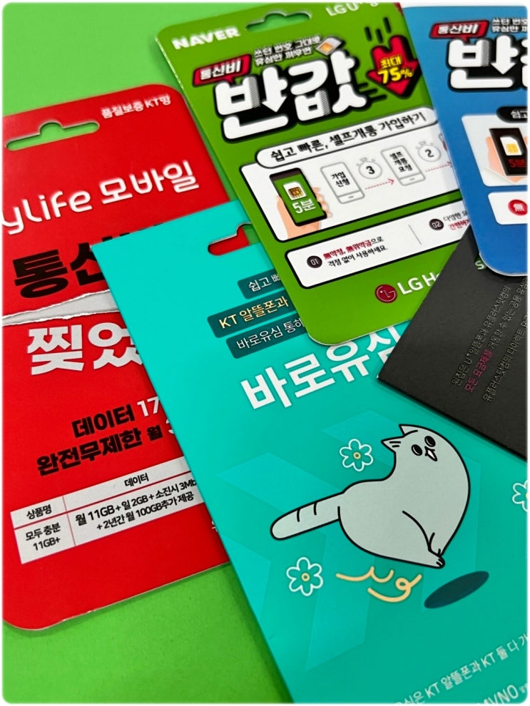  셀프 개통 유심 본인명의 온라인 절차