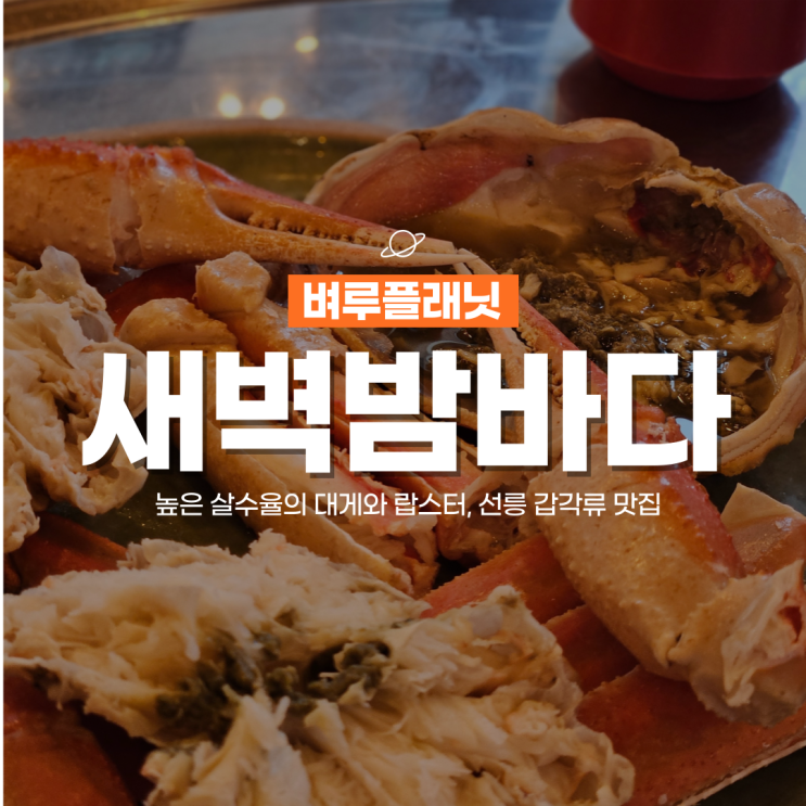  [선릉맛집] 새벽밤바다, 높은 살수율의 선릉역 대게맛집 / 선릉 콜키지프리, 강남 대게맛집