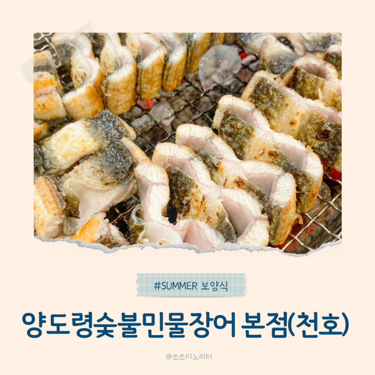  서울강동구장어맛집 양도령숯불민물장어 본점 여름철 무더위 복날 보양식 추천