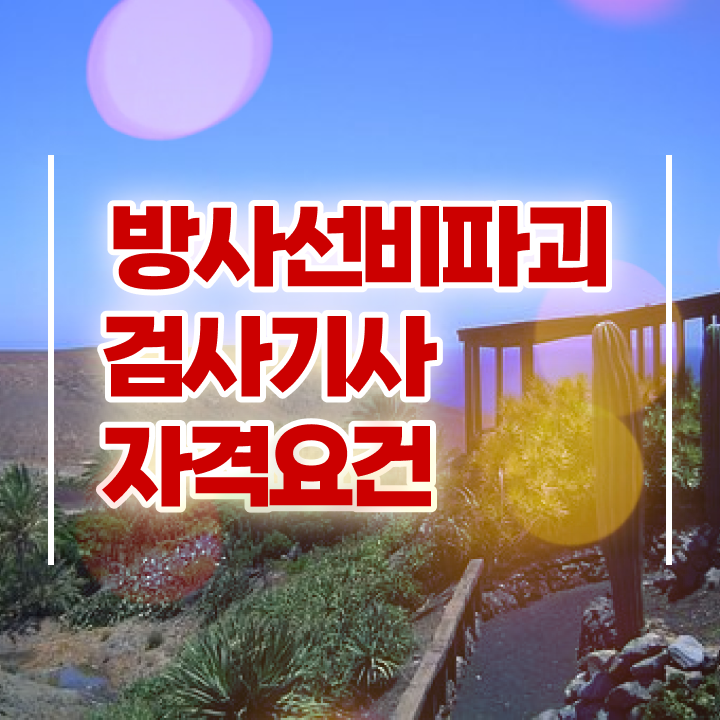  방사선비파괴검사기사 자격요건 온라인 수업으로 빠르게 준비한 비법
