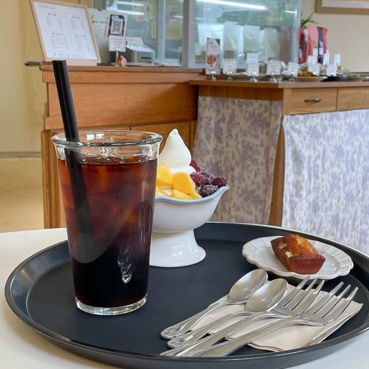  강릉신상카페 cafe유하의골목 구움과자 디저트