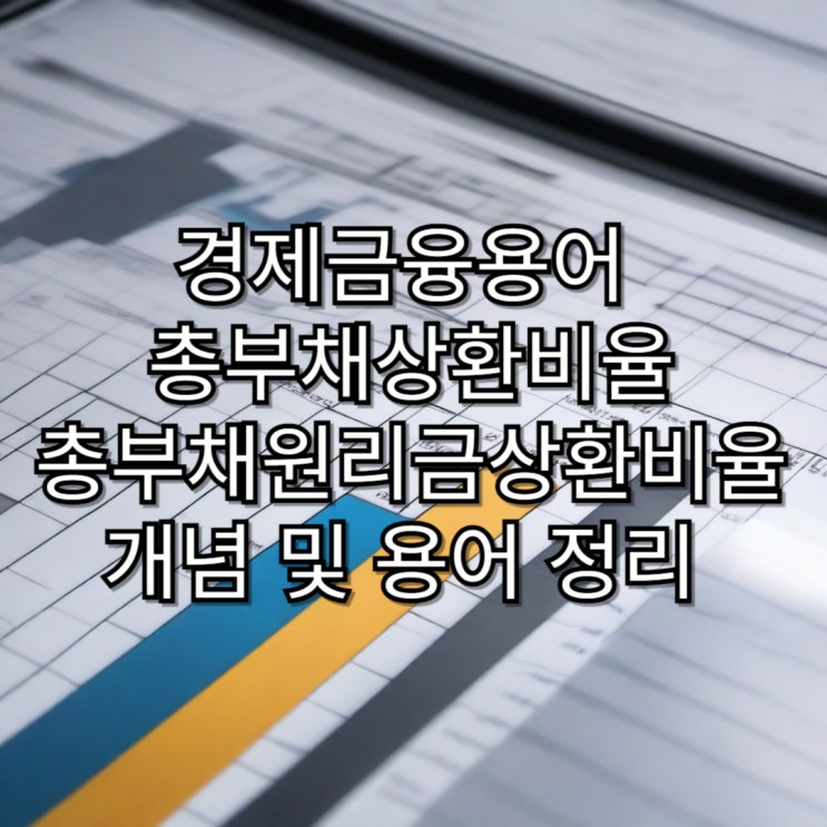  [경제용어] 총부채상환비율(DTI) 과 총부채원리금상환비율(DSR)의 개념 및 용어 정리