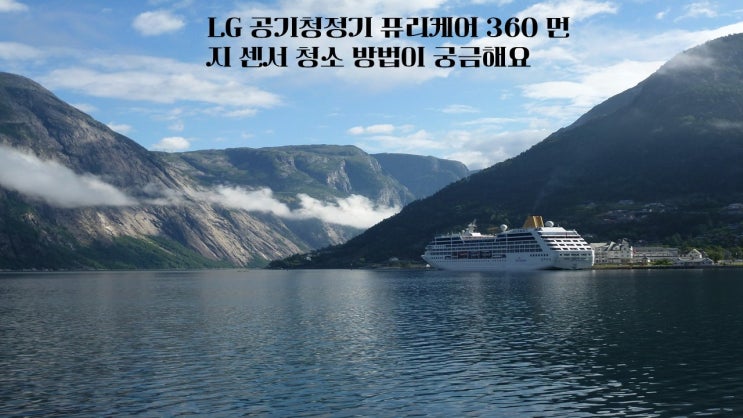  LG 공기청정기 퓨리케어 360 먼지 센서 청소 방법이 궁금해요
