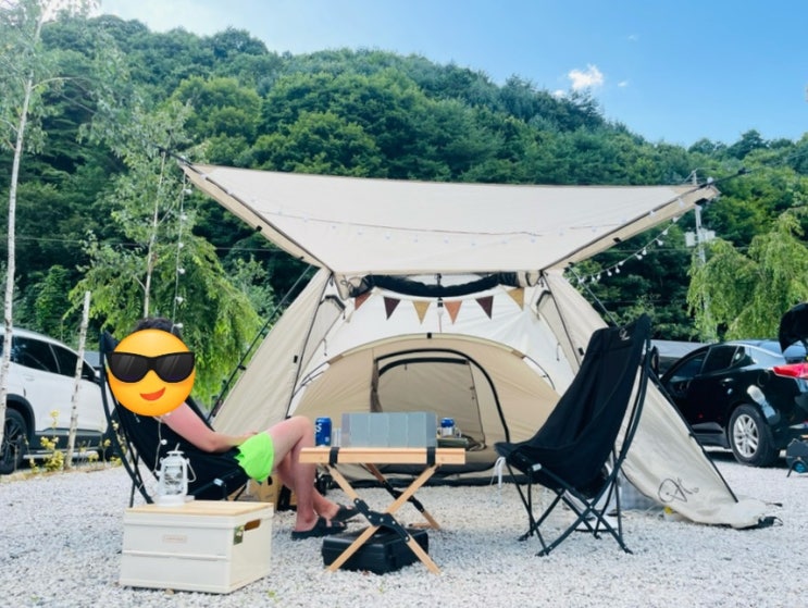  [경남 함양 개별 샤워실과 주방이 있는] 자작나무뜰 오토 캠핑장