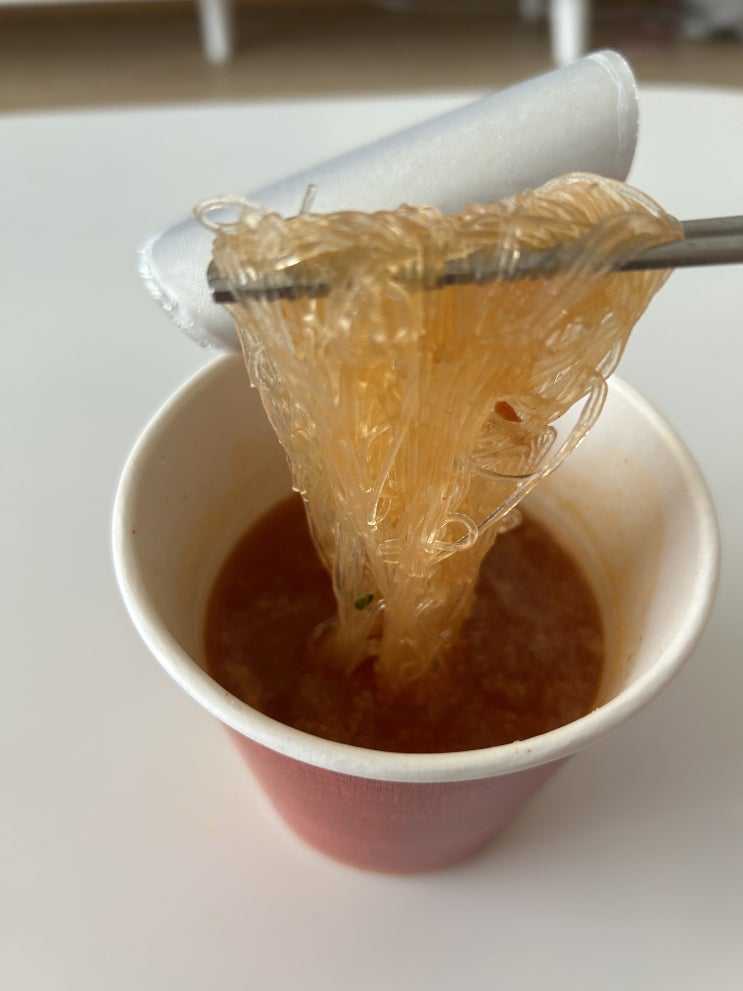  농심 <누들핏 김치사발면> 리뷰