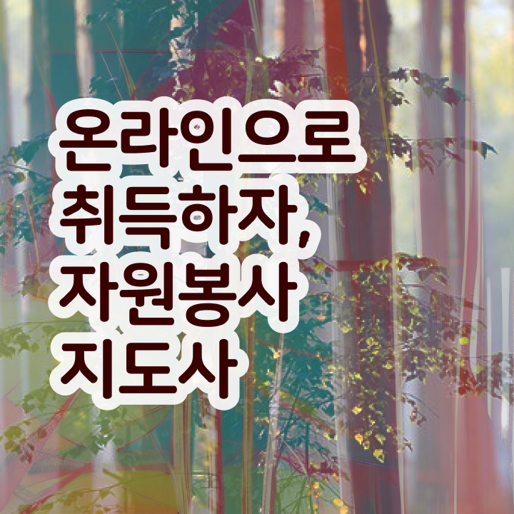  자원봉사 1365 , 자원봉사지도사 자격증 단기간에 합격정보 소개
