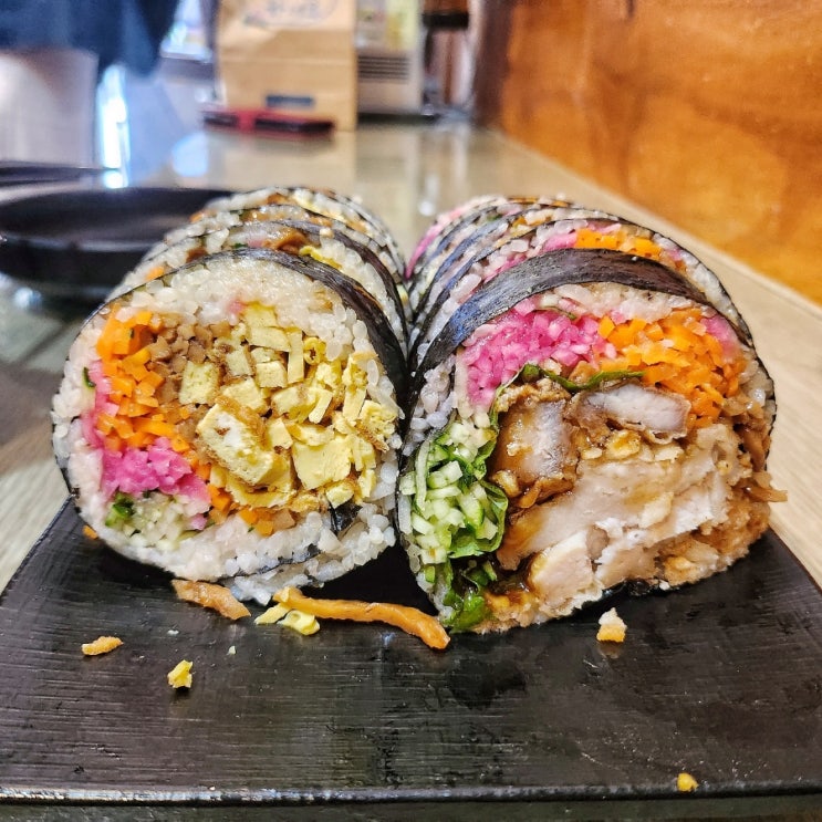  부산 남천동 맛집 김면장 대왕 탕수육 김밥 전국김밥일주