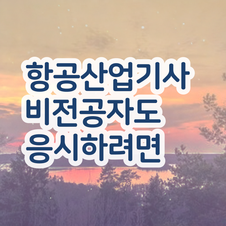  항공산업기사난이도 항공산업기사 자격요건 집에서 온라인으로 간단하게 완료한 과정