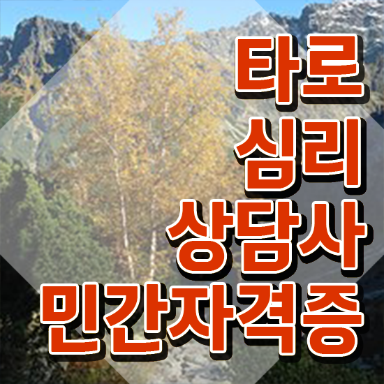  인천 타로배우기 독학으로 타로상담전문가 취득한 과정 소개합니다