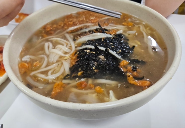  인천 신포동 맷돌 칼국수 방문 후기
