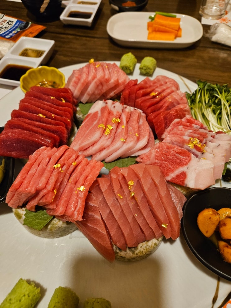  인천 삼산동 굴포천역 유끼참치 방문기 실장 코스