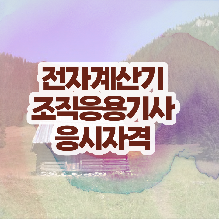  전자계산기조직응용기사 자격 전자계산기조직응용기사 취득자격 온라인으로 4개월 만에 완료한 비법