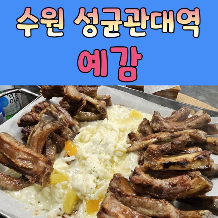  성균관대역 맛집 [ 예감 ] 쪽갈비