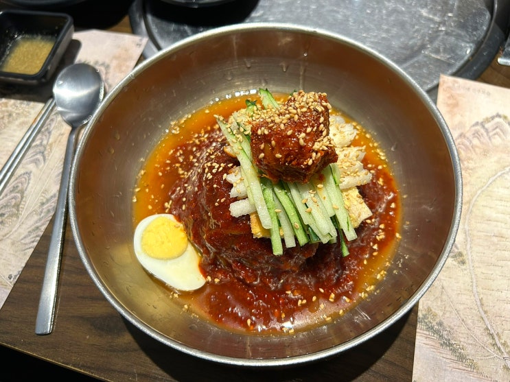  진주 냉면 산홍 본점 : 찾았다 내 인생 냉면.
