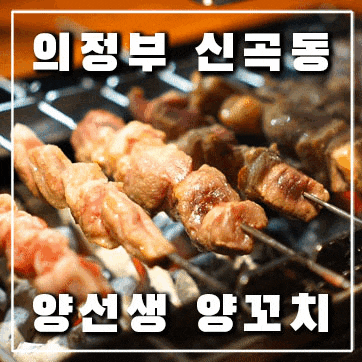  의정부 신곡동 맛집 동오역 "양선생 양갈비 양꼬치"