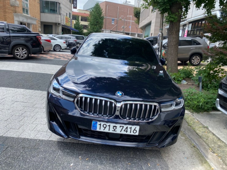  하남 구리 사고대차 수입차 bmw 630gt 주차된차 접촉사고 k8 수리