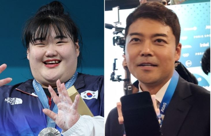 <b>박혜정</b> 역도 은메달 획득,'역도 중계' 약속 지킨 <b>전현무</b>... 