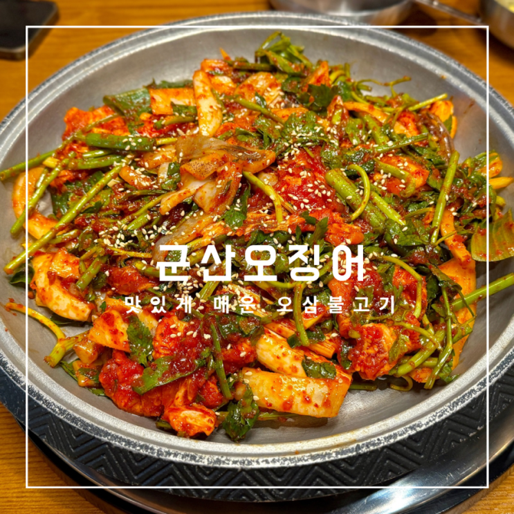  분당 정자역 점심 맛집 맛있게 매운 오삼불고기 군산오징어