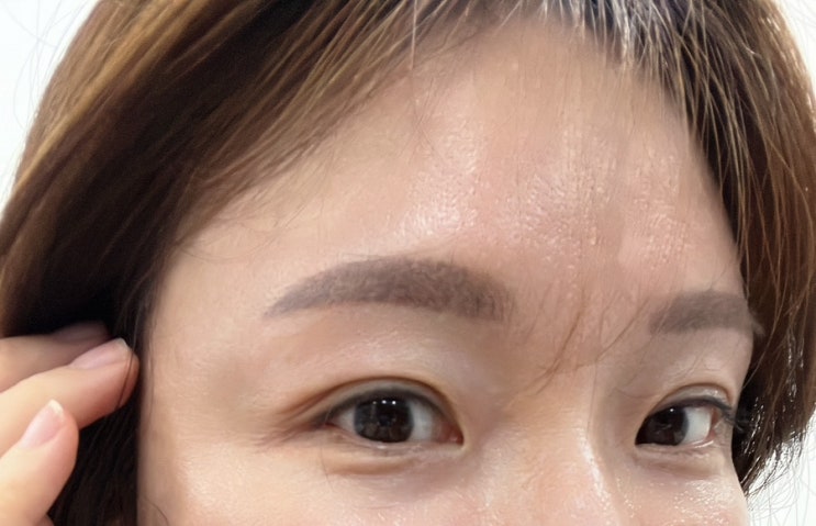  [압구정 눈썹반영구] 내 눈썹처럼 자연스러운 눈썹문신 리터치 후기